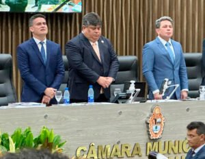 Abertura Ano Legislativo CMM_ Prefeito David Almeida e Vice Governador Tadeu de Souza_Portal Os3Poderes