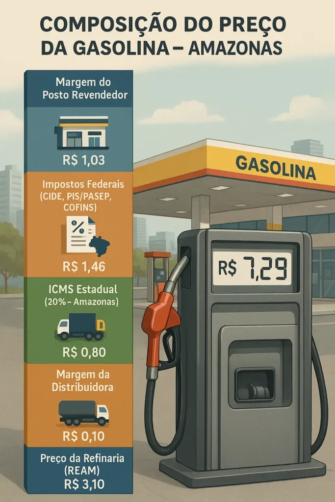 Como o preço da gasolina é formado_Portal os 3 poderes
