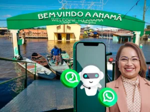 Em meio a cheia, Anamã contrata chatbot por dispensa de licitação